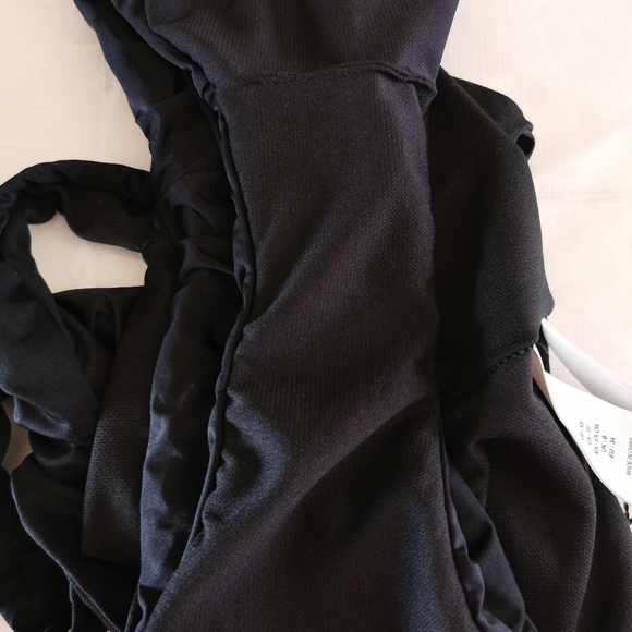 The Bikini Lab Black Racer Back 1pc Swimsuit Xs - Picture 5 of 8